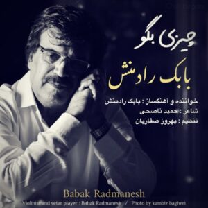 دانلود آهنگ بابک رادمنش چیزی بگو
